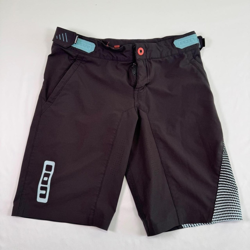 ION Traze Surf Shorts Mens 38 Black Traze Wakeboard Board Shorts Stretch Tech